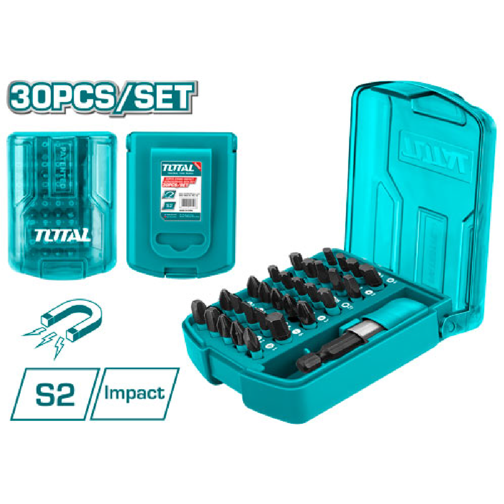 [TACSD18306] TACSD18306 Jgo x 30pcs Punteras de impacto 25mm INDUSTRIALTOTAL