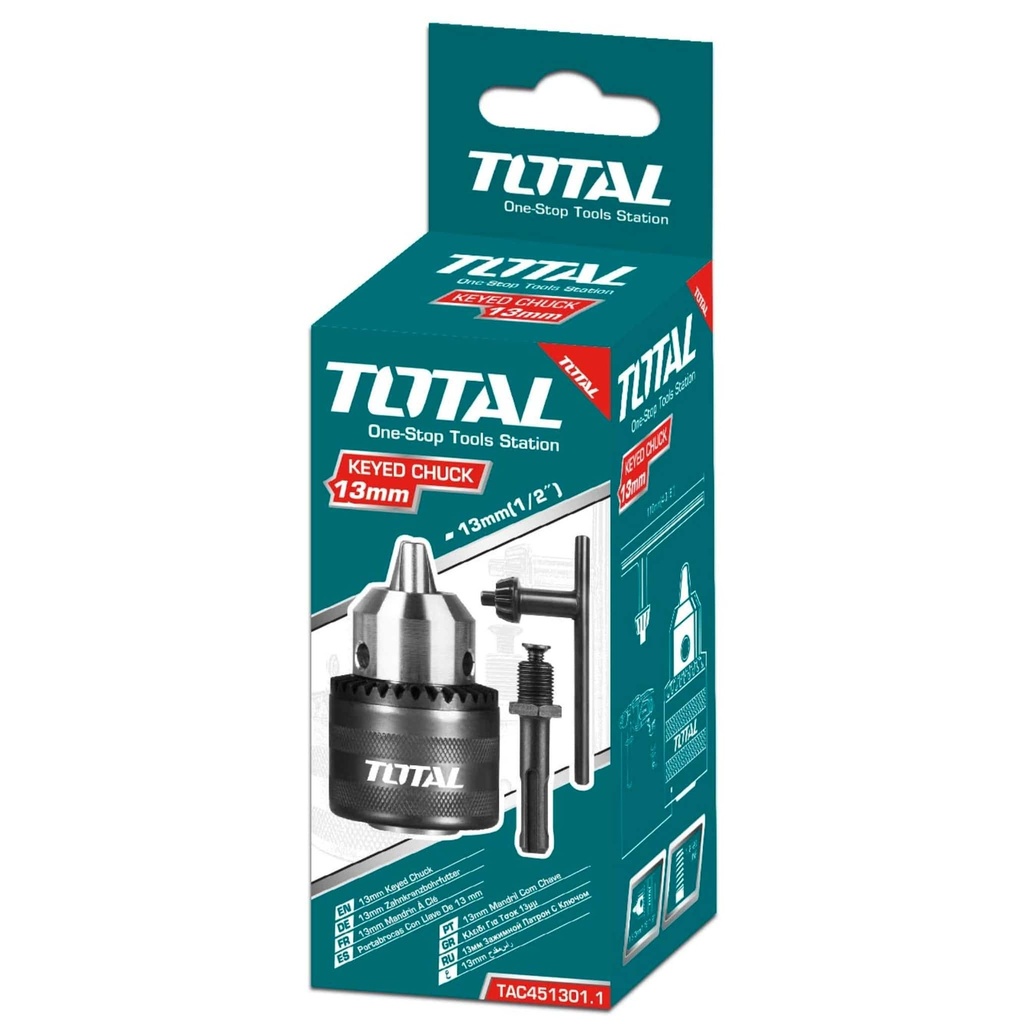 [TAC451301.1] TAC451301.1 Chuck 13 mm con adaptadorTOTAL