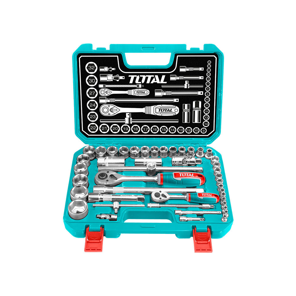 [THT421441] THT421441 Jgo Dados 1/2" + 1/4" 44 pcs TOTAL