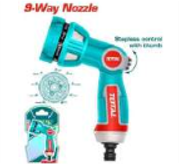 [THWSG6091] THWSG6091 Pistola de Riego P/ manguera 9 FuncionesTOTAL