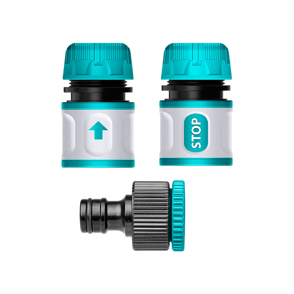 THWS030301 Jgo x 3pcs Conectores Rapido Para MangueraTOTAL