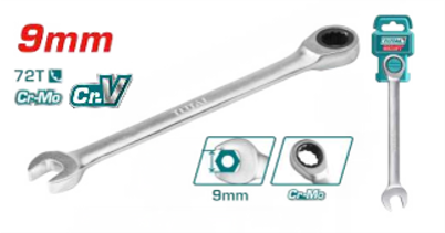 [TCSPAR091] TCSPAR091 Llave con rachet 9mm TOTAL