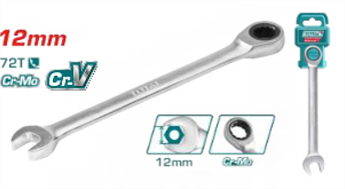 [TCSPAR121] TCSPAR121 Llave con rachet 12mm TOTAL
