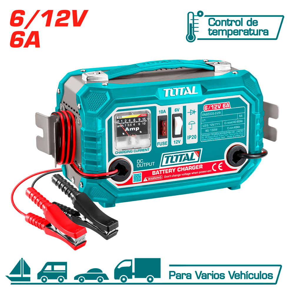 TBC1501 Cargador de bateria LIVIANO TOTAL