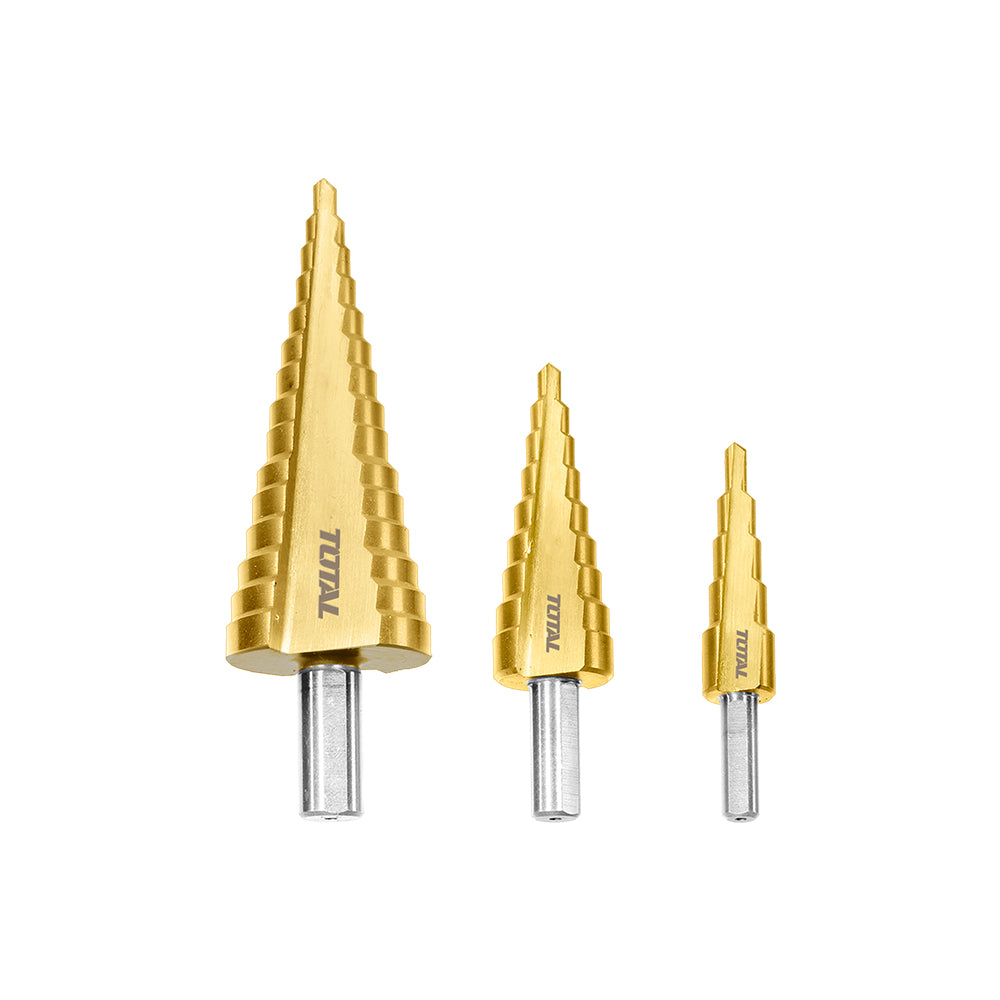 TAC80401 Jgo x 3 pcs Broca escalonada TOTAL