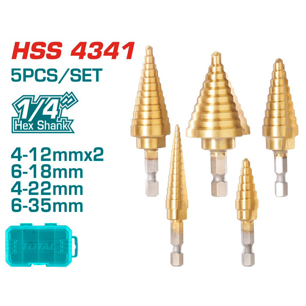 [TACSD2051] TACSD2051 Jgo x 5 pcs Broca escalonada TOTAL