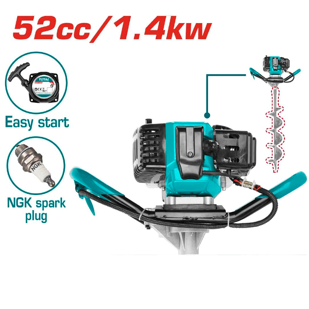 TEA55221-1 Barreno de tierra 1.4Kw (NO INCLUYE BROCA) TOTAL
