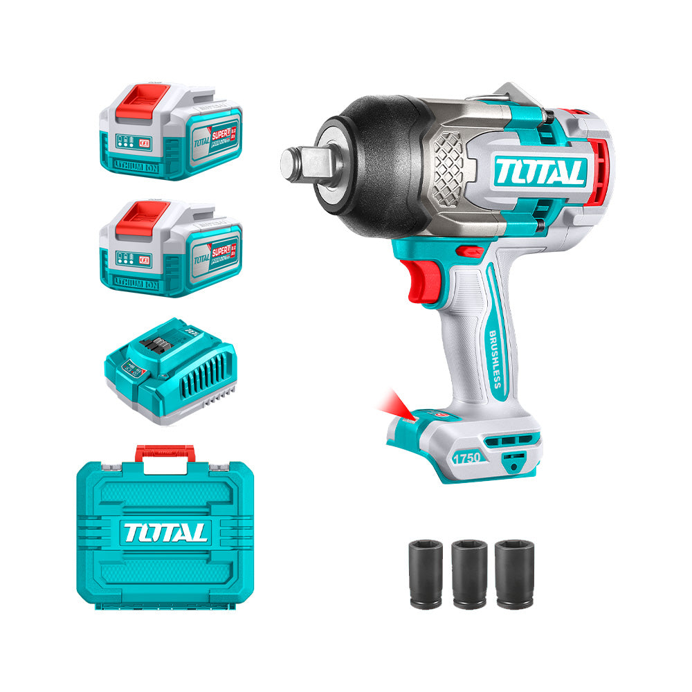 [TIWLI20175] TIWLI20175 Llave de Impacto 3/4" 20V BRUSHLESS 1750N.m. TOTAL