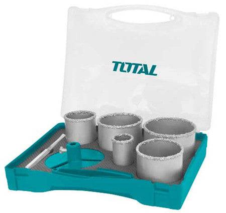 TACSH2071 Jgo broca copa carburo 7 pcs TOTAL