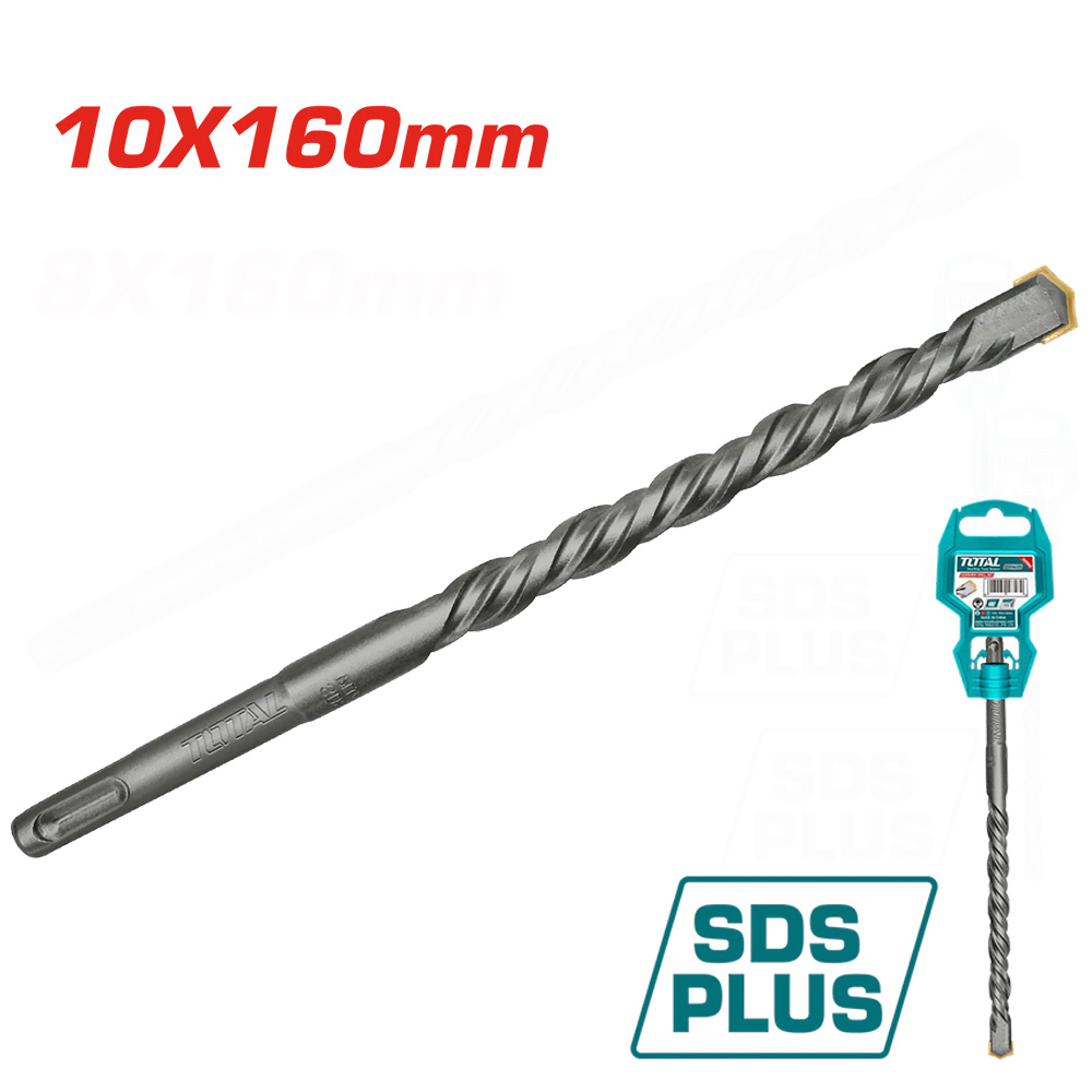 TAC311002 BROCA SDS PLUS 10 X 160MM TOTAL