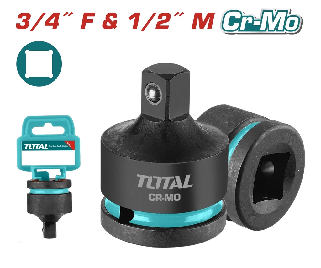[THIAD3412] THIAD3412  Adaptador de dado de impacto 3/4" a 1/2" TOTAL