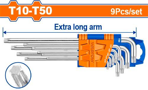 [WHK3292] WHK3292 Jgo x9pcs Llave TORX XL WADFOW
