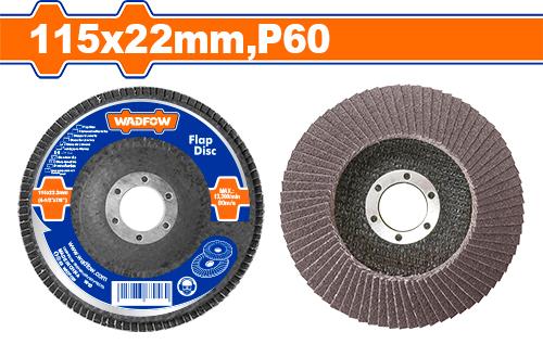 WYL1302 Disco FLAP 4 1/2" P60 WADFOW