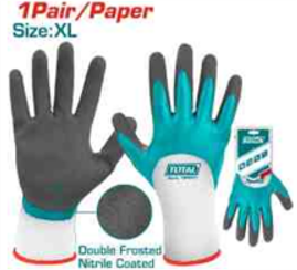 [TSPNF01] TSPNF01 Guantes con doble cobertura de Nitrilo XL TOTAL