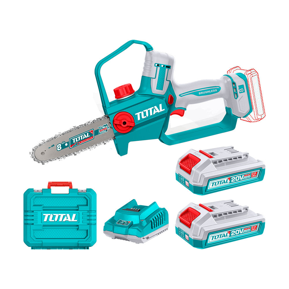 [TGSLI20882] TGSLI20882 mini motosierra 8" 20v completo