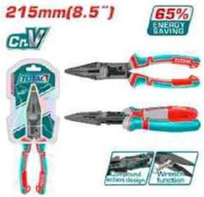 [THTC520806] THTC520806 Alicate Punta de Acción compuesta 8,5" CR.V TOTAL