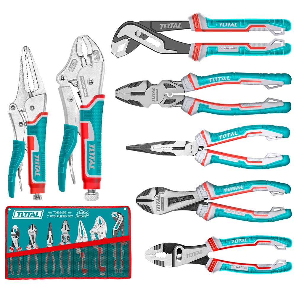 [TOS23055] TOS23055 Jgo x7pcs Alicates industriales TOTAL