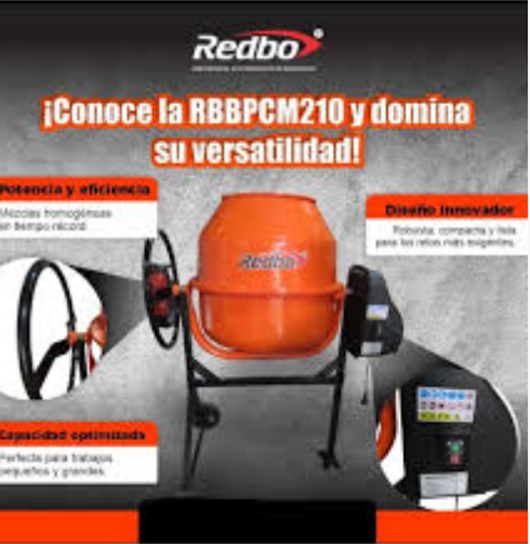 [RBBPCM210] RBBPCM210 MEZCLADOR DE CONCRETO REDBO