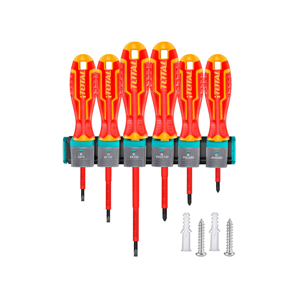 [THTIS566] THTIS566 Jgo x6pcs Destornillador Dielectrico INDUSTRIAL TOTAL