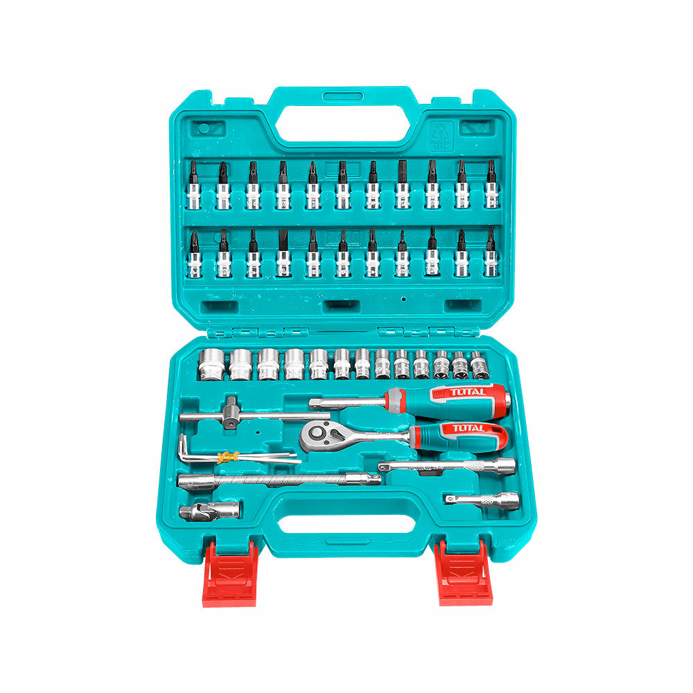 [THT141462] THT141462 Jgo x 46pcs Dados 1/4" , con chicharra TOTAL