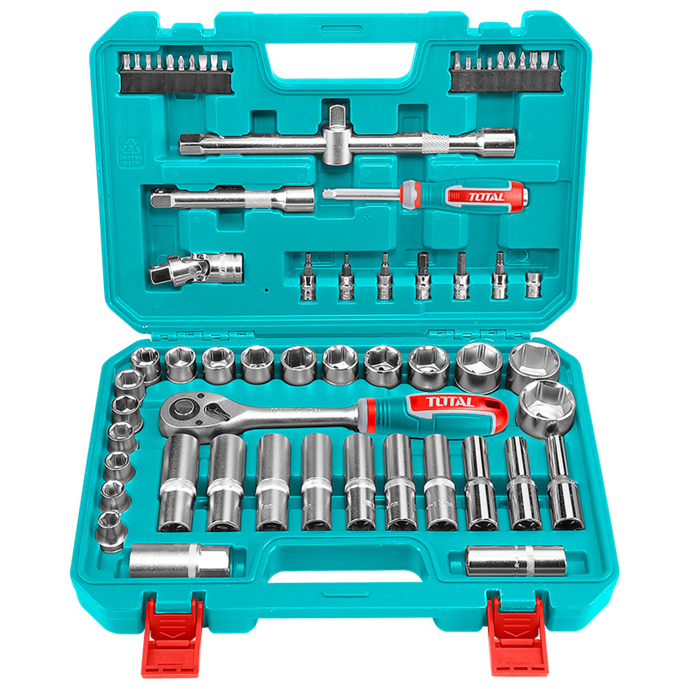 [THT121602] THT121602 Jgo x 62pcs Dados 1/2", con chicharra TOTAL