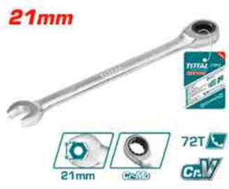 [TCSPAR211] TCSPAR211 Llave con rachet 21mm TOTAL