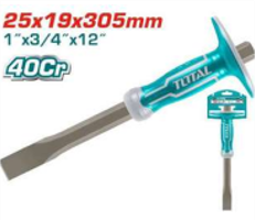 [THT4411219] THT4411219 Cincel con capuchon plano 25x19mm INDUSTRIAL TOTAL