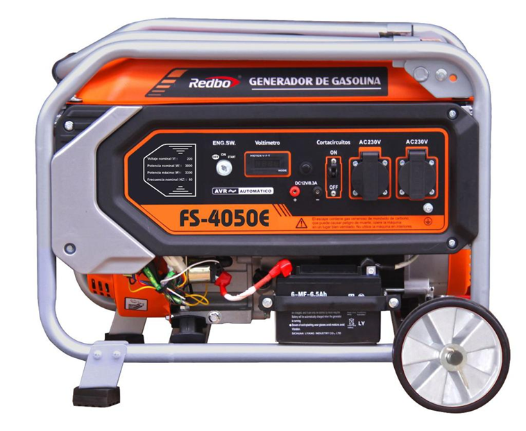 [FS-4050E] FS-4050E GENERADOR DE GASOLINA 3300W REDBO