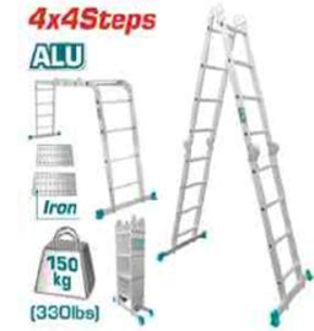 [THLAD04441] THLAD04441 Escalera Multifuncional 4x4 pasos TOTAL