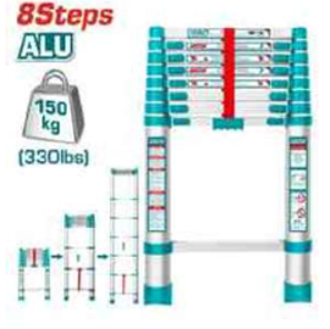 [THLAD08081] THLAD08081 Escalera telescópica 8 pasos TOTAL