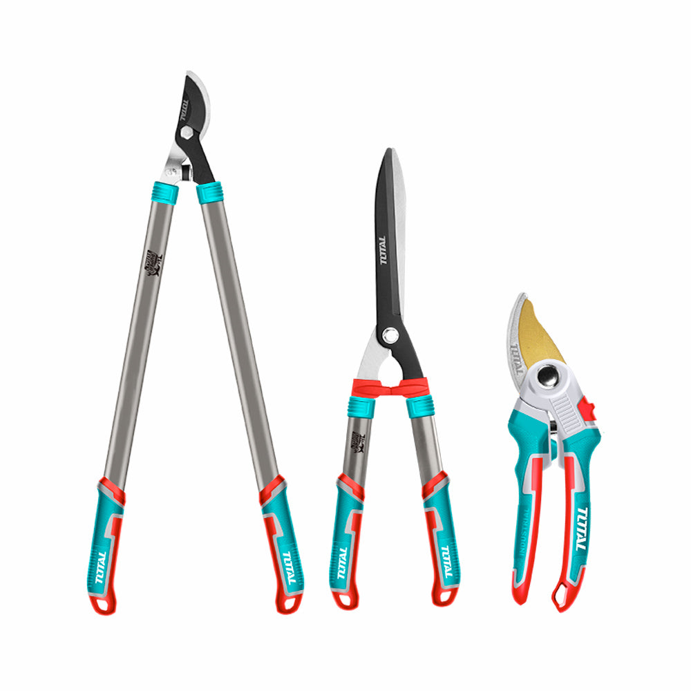 [THT1576033] THT1576033 Jgo 3 pcs Tijeras para jardinería TOTAL