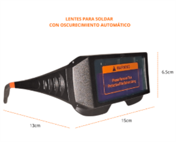 [WG9030-2B] WG9030-2B LENTES PARA SOLDAR OSCURO AUTOMATICO REDBO