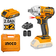 [CIWLI2038] CIWLI2038 LLAVE DE IMPACTO300Nm 20V+CARGADOR+2BATERIA2.0Ah INGCO
