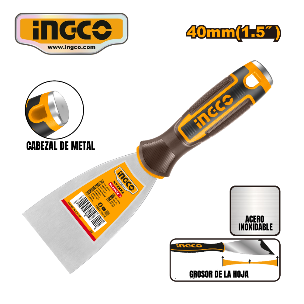 HPUT08040 Espatula Inox 40 Mm(1.5'') INGCO