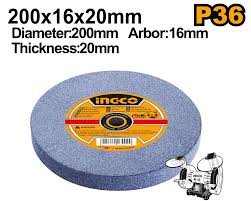 [AGW2008016] AGW2008016 Rueda de molienda 200x16x20mm P36 INGCO