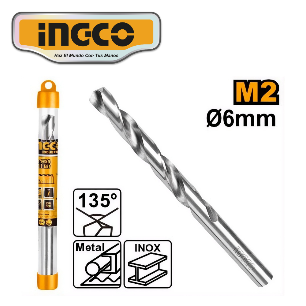 [DBT1110601] DBT1110601 Broca HSS M2 - 6.0MM INGCO