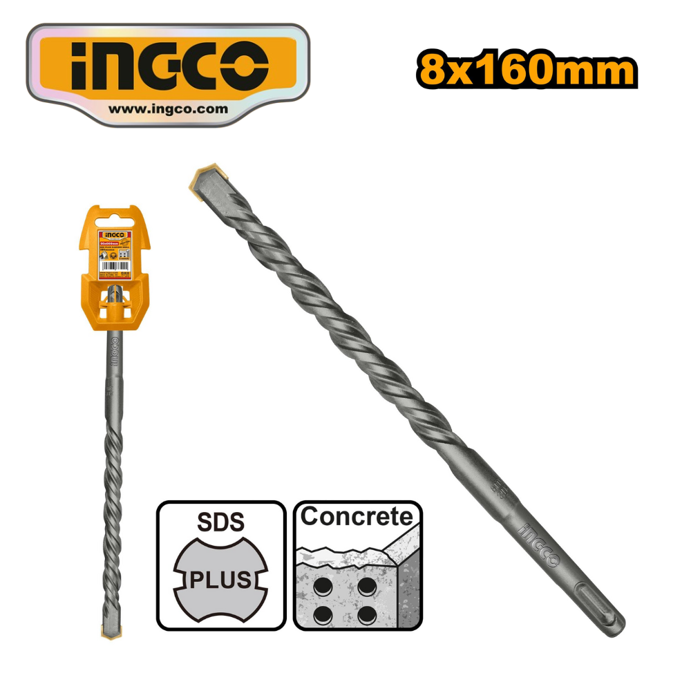 DBH1210802 BROCA SDS plus 8x160mm INGCO