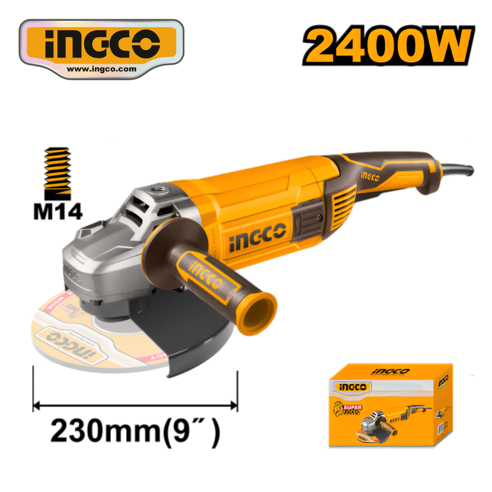 AG24008 Amoladora Angular 2400W 9" INGCO