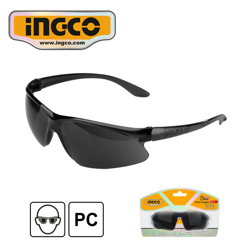 HSG06 LENTES SEGURIDAD POLICARBONAT O OSCURO G° 8 INGCO