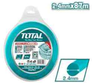 [TRL2487] TRL2487 Nylon para desmalezadora 2,4mm x 87mm TOTAL