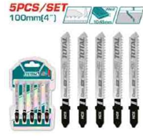 [TJSBT101D] TJSBT101D Jgo x 5pcs Hoja para Sierra Caladora TOTAL