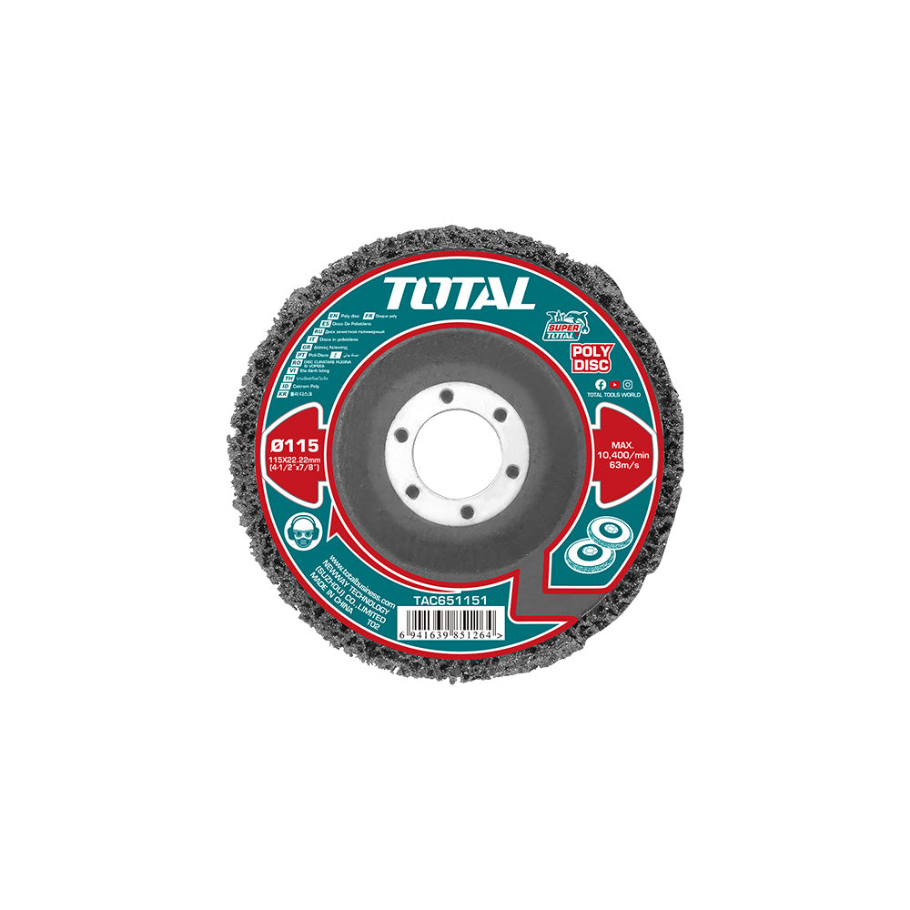 TAC651151 Disco para Pulido tipo esponja 4 1/2"TOTAL
