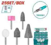 [TAKB0502] TAKB0502 KIT DE PIEDRAS PARA RECTIFICADOR 5PZS EJE:6MM P/TG55061 TOTAL