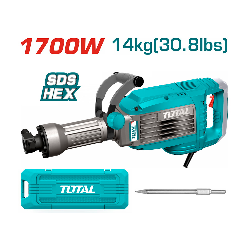 [TH217068] TH217068 Martillo Demoledor 1700W. 14Kg. 50JTOTAL