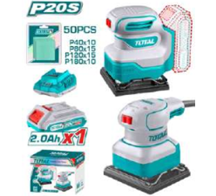 [TOSLI240582] TOSLI240582 Mega Combo Lijadora 20V + Lijadora 240WTOTAL