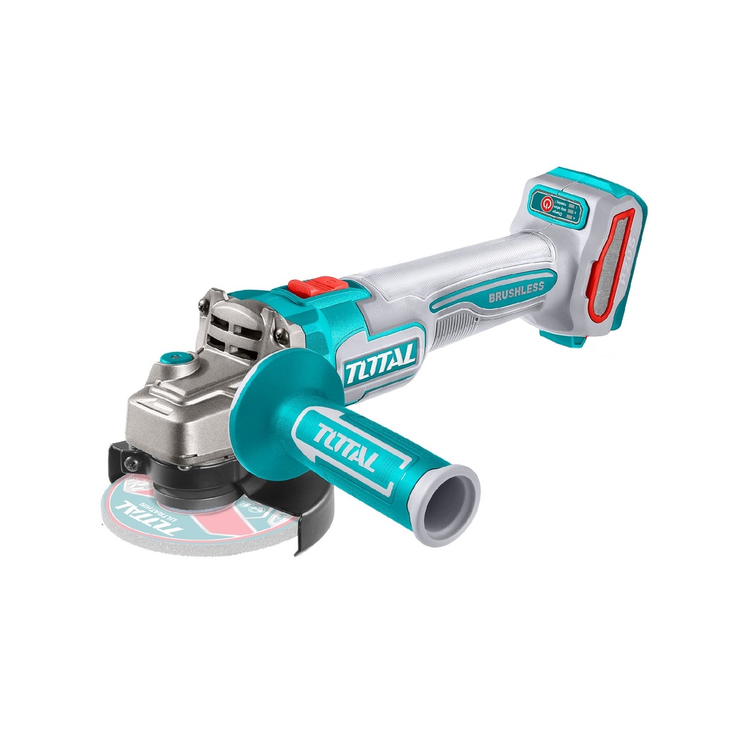 [TAGLI211541] TAGLI211541 Amoladora BRUSHLESS 20V. con 1 Batería y en MALETA TOTAL