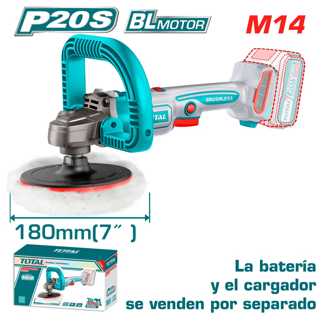 TAPLI2018 Pulidora 7" 20VTOTAL