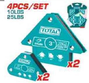 [TAMWH4062] TAMWH4062 Jgo x 4pcs Prensa MagneticaTOTAL